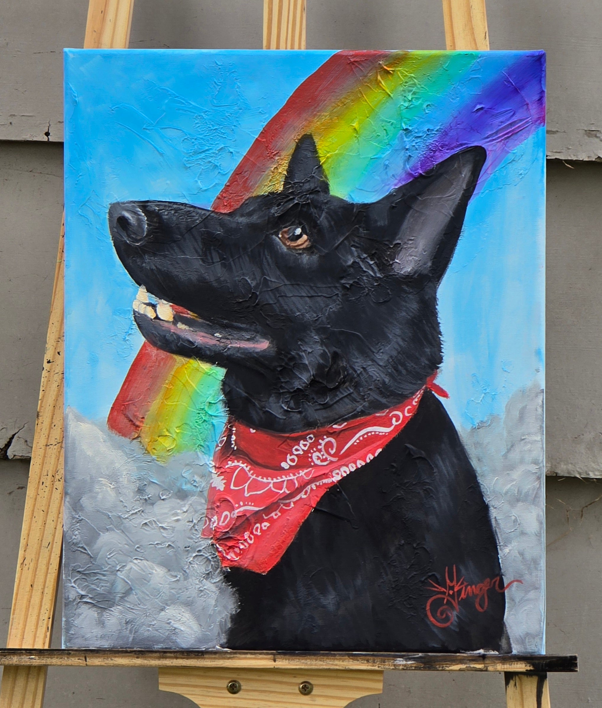 Custom Personalized Pet Portraits | Hand-Painted Pet Art by Artist Ginger Reynolds