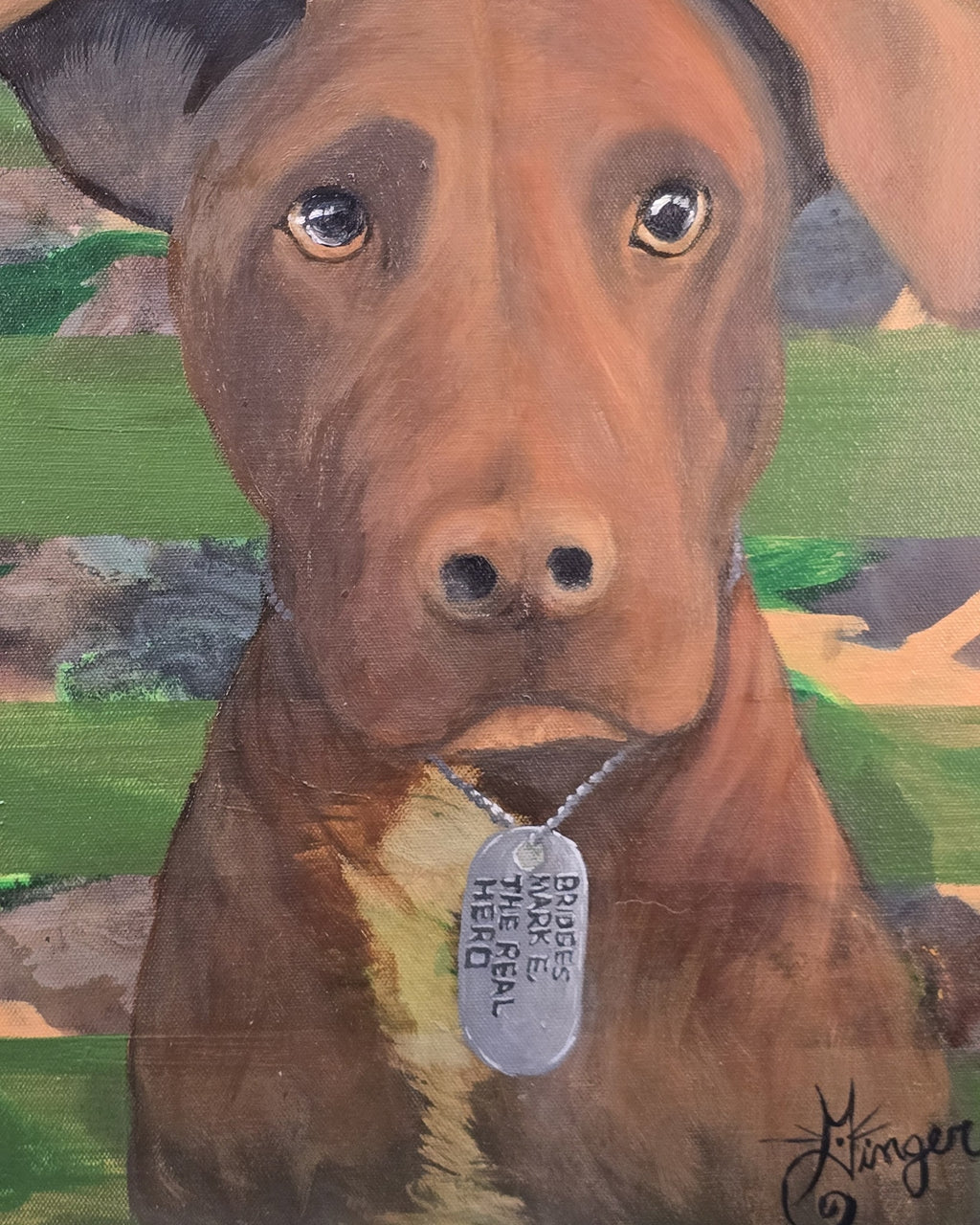 Custom Personalized Pet Portraits | Hand-Painted Pet Art by Artist Ginger Reynolds