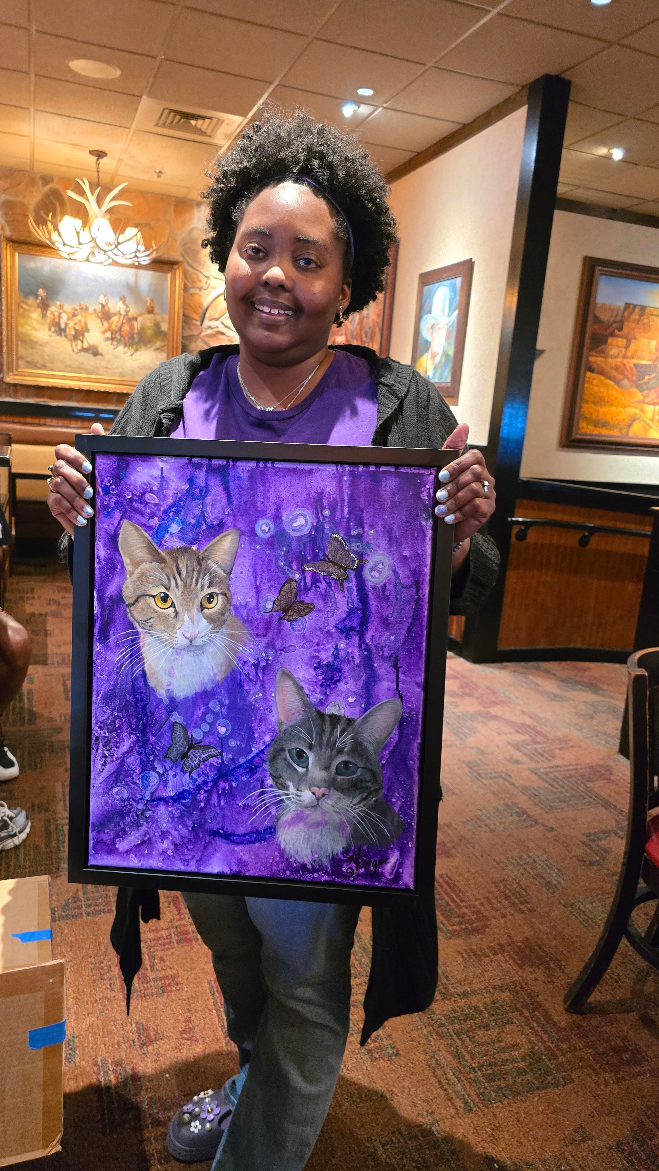 Custom Personalized Pet Portraits | Hand-Painted Pet Art by Artist Ginger Reynolds